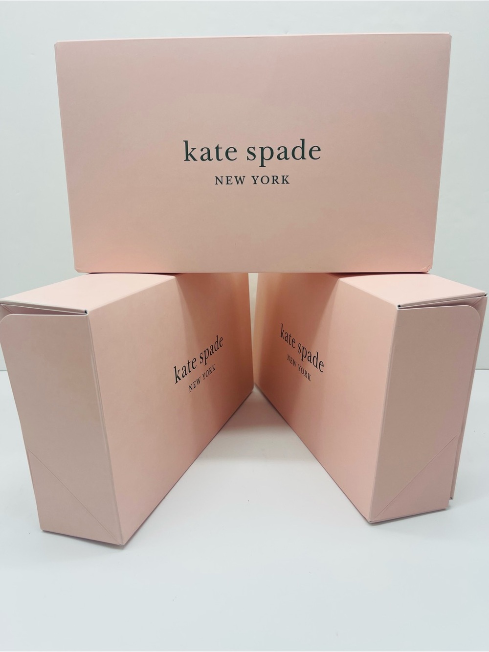 kate spade Pink Tote Packaging and Gift Boxes Set of 3 New - Picture 8 of 16